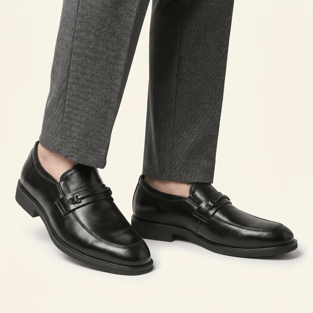 Men's Patent Leather Strap Dress Loafer