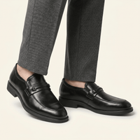 Men's Patent Leather Strap Dress Loafer