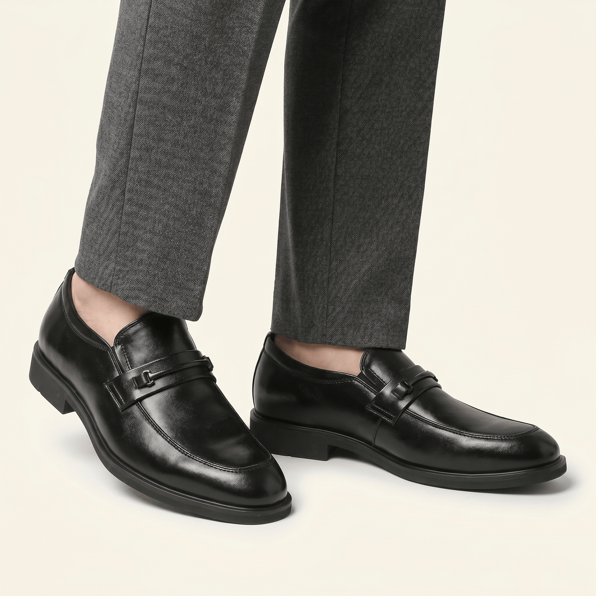 Men's Patent Leather Strap Dress Loafer
