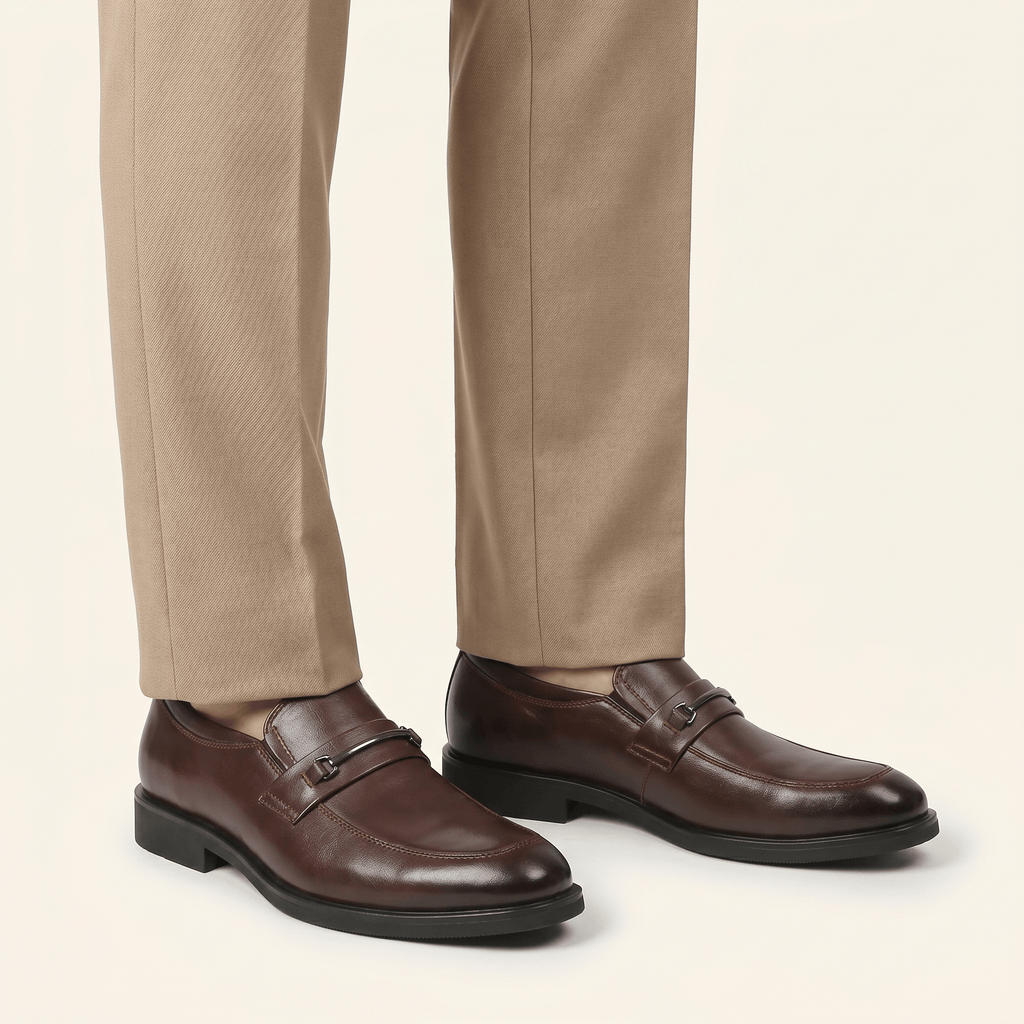 Men's Patent Leather Strap Dress Loafer