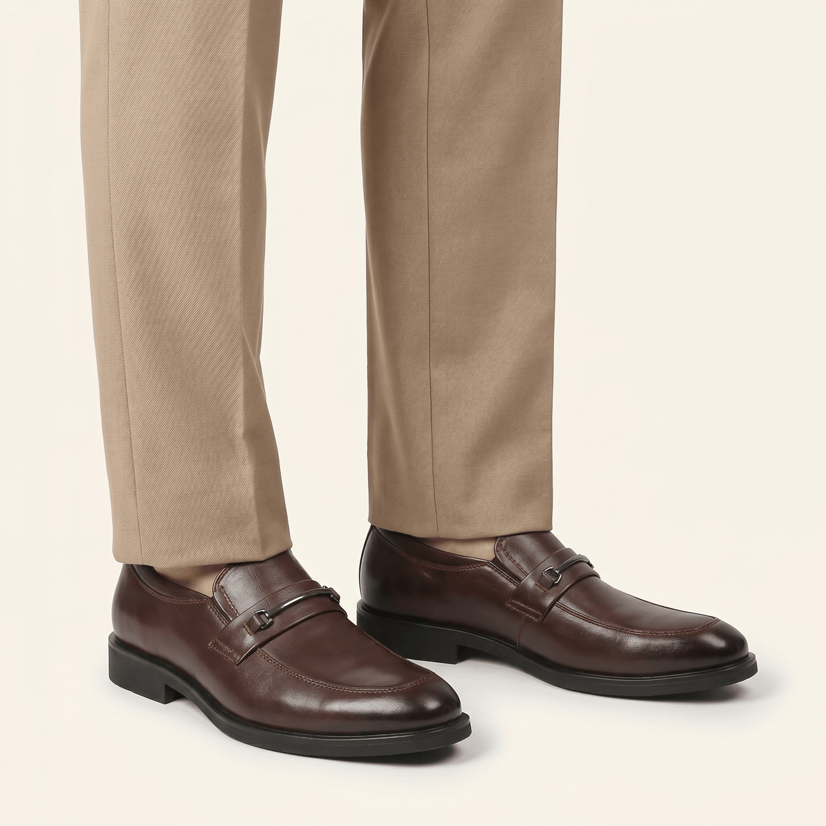 Men's Patent Leather Strap Dress Loafer