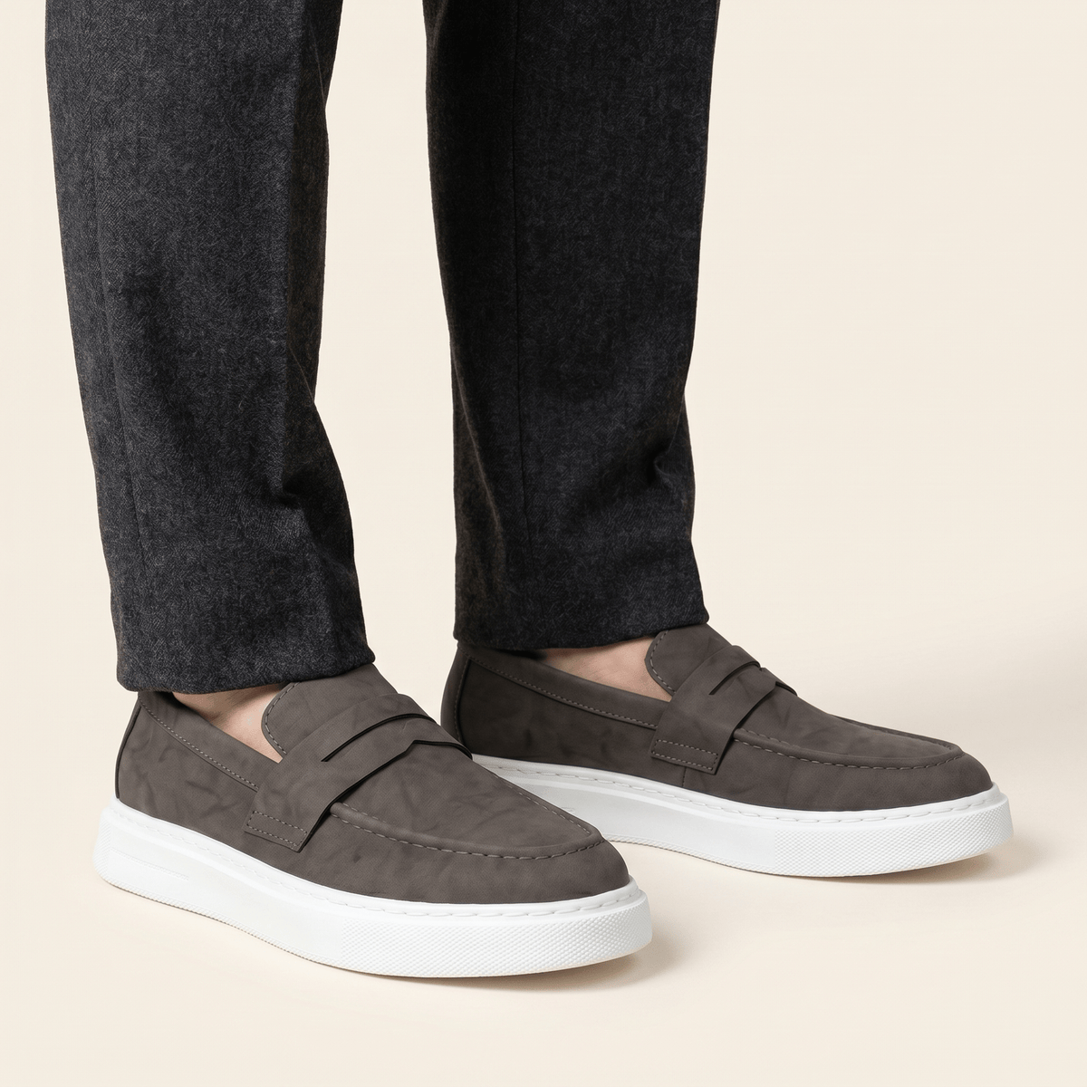 Men's Banded Wedge-Sole Loafer
