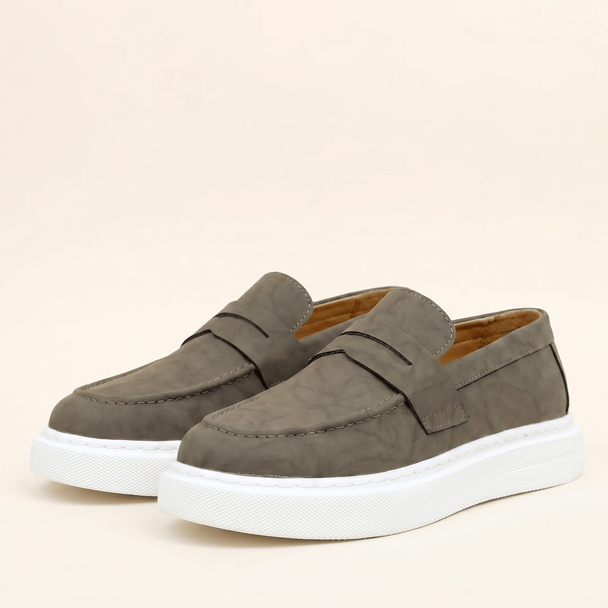 Men's Banded Wedge-Sole Loafer