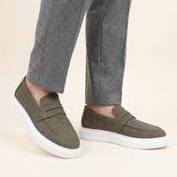 Men's Banded Wedge-Sole Loafer