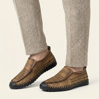 Men's Soft Perforated Leather Driving Loafer