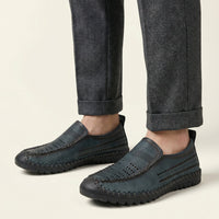 Men's Soft Perforated Leather Driving Loafer