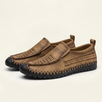 Men's Soft Perforated Leather Driving Loafer