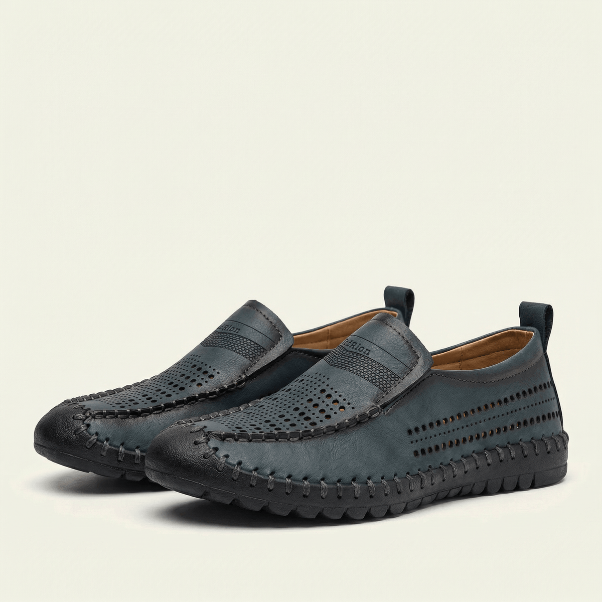 Men's Soft Perforated Leather Driving Loafer