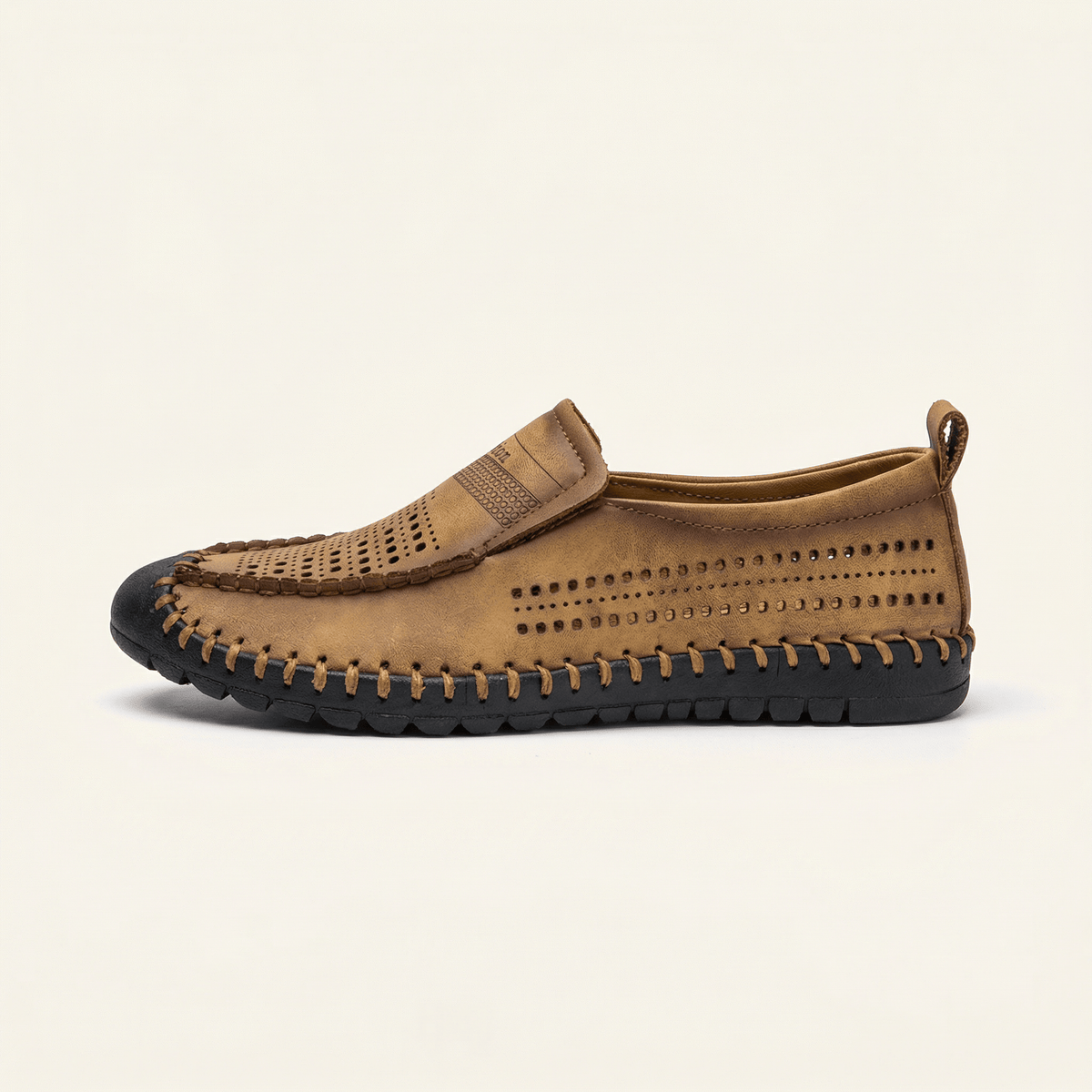 Men's Soft Perforated Leather Driving Loafer