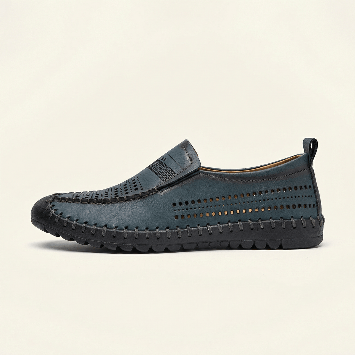 Men's Soft Perforated Leather Driving Loafer