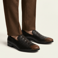 Men's Croc-Embossed Dress Loafer