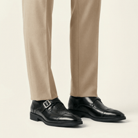 Men's Dress Loafer with Decorative Buckle