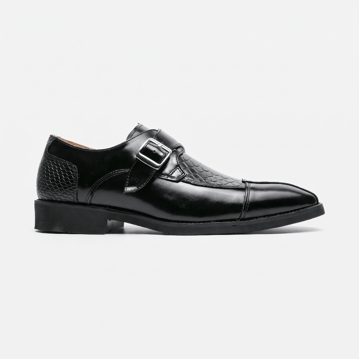 Men's Dress Loafer with Decorative Buckle