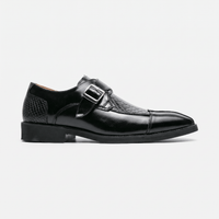 Men's Dress Loafer with Decorative Buckle