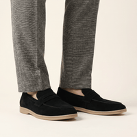 Men's Minimalist Calf Suede Penny Loafer