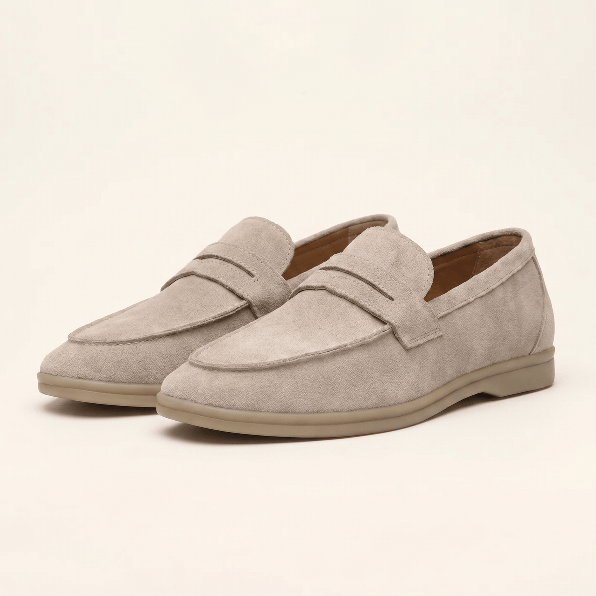 Men's Minimalist Calf Suede Penny Loafer