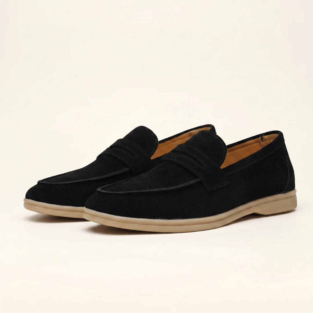 Men's Minimalist Calf Suede Penny Loafer