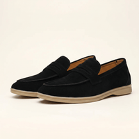 Men's Minimalist Calf Suede Penny Loafer
