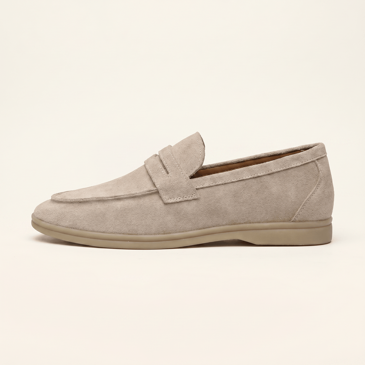 Men's Minimalist Calf Suede Penny Loafer