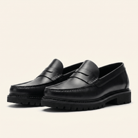 Men's Lug Sole Leather Penny Loafer