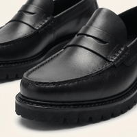 Men's Lug Sole Leather Penny Loafer