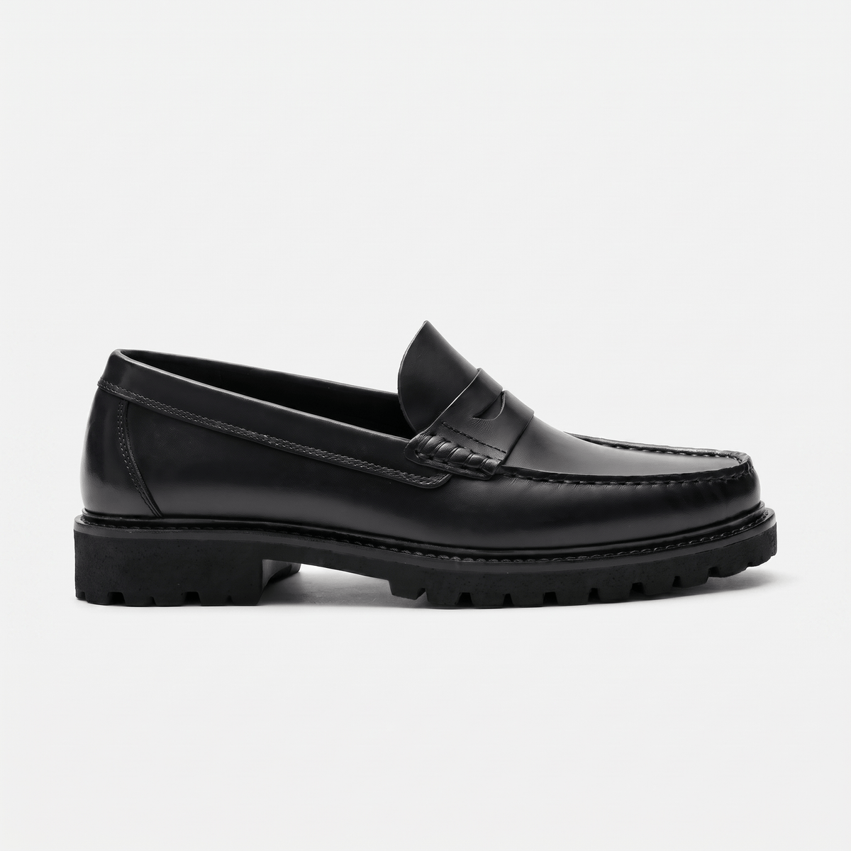 Men's Lug Sole Leather Penny Loafer