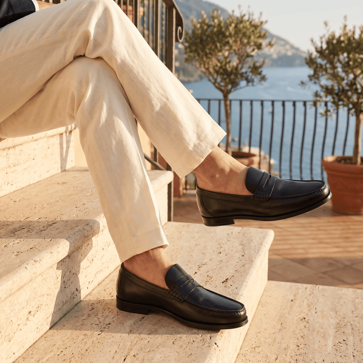 Men's Leather Penny Loafer