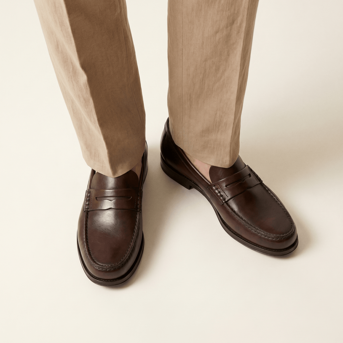 Men's Leather Penny Loafer