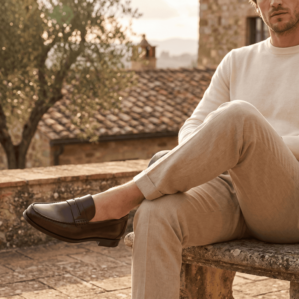 Men's Leather Penny Loafer