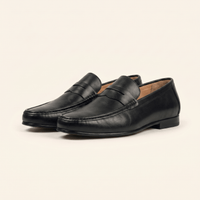 Men's Colored Patina Leather Penny Loafer