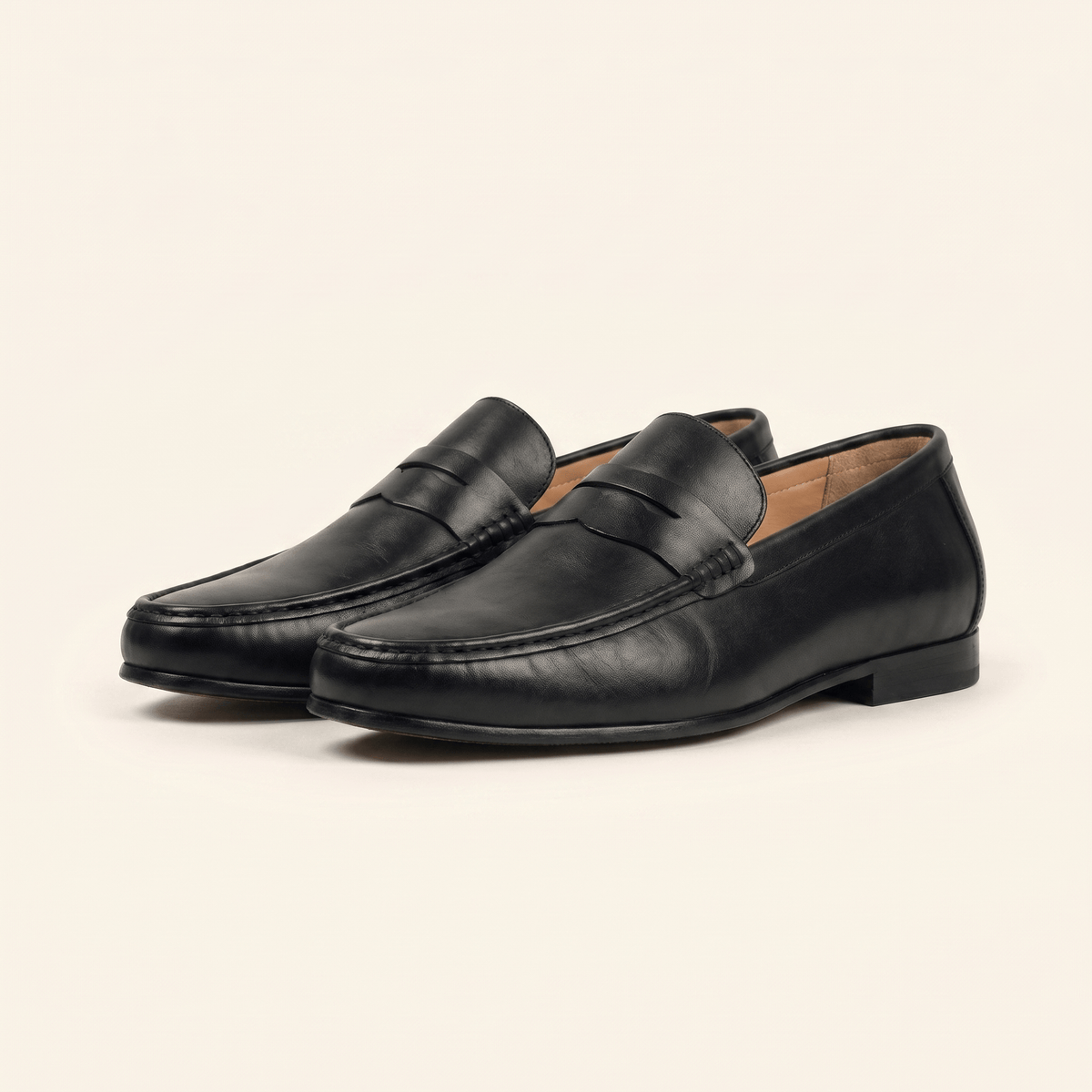 Men's Colored Patina Leather Penny Loafer