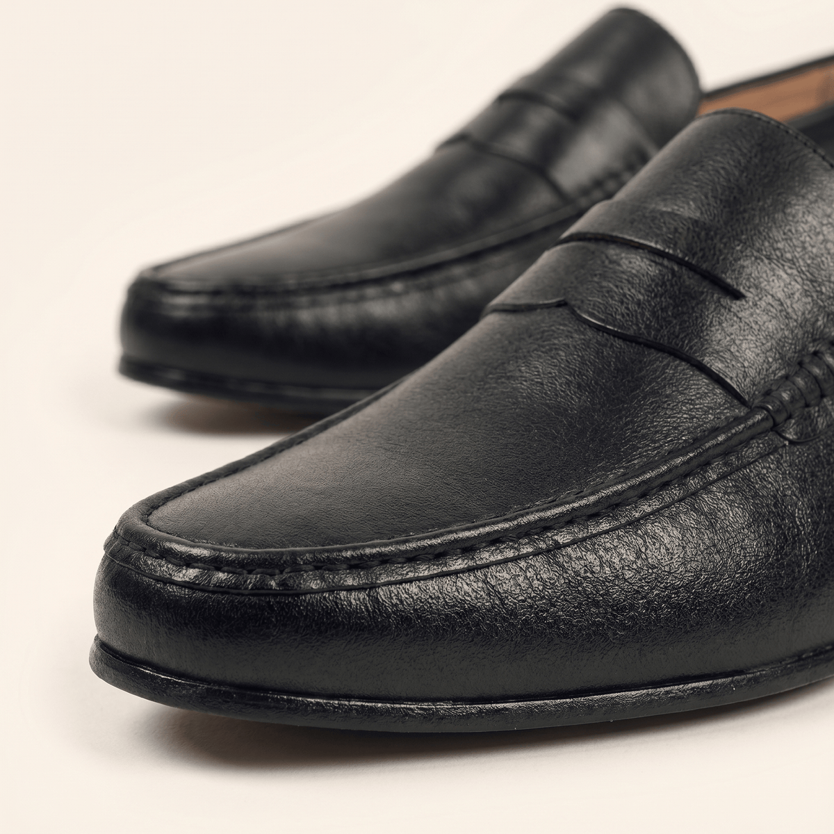 Men's Colored Patina Leather Penny Loafer