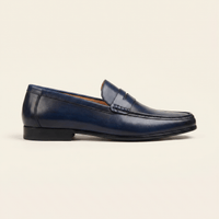 Men's Colored Patina Leather Penny Loafer