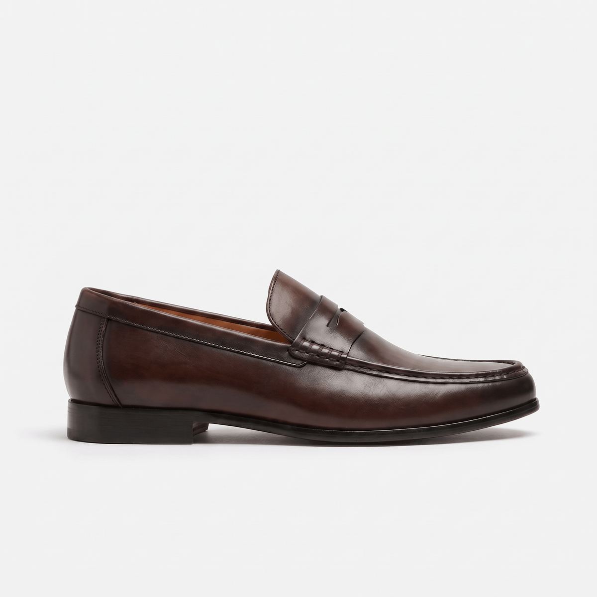 Men's Colored Patina Leather Penny Loafer