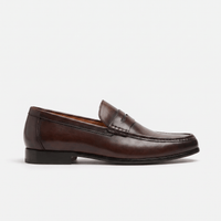 Men's Colored Patina Leather Penny Loafer