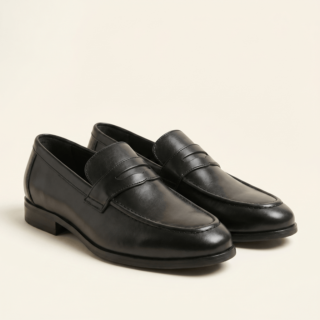 Men's Smooth Leather Dress Penny Loafer
