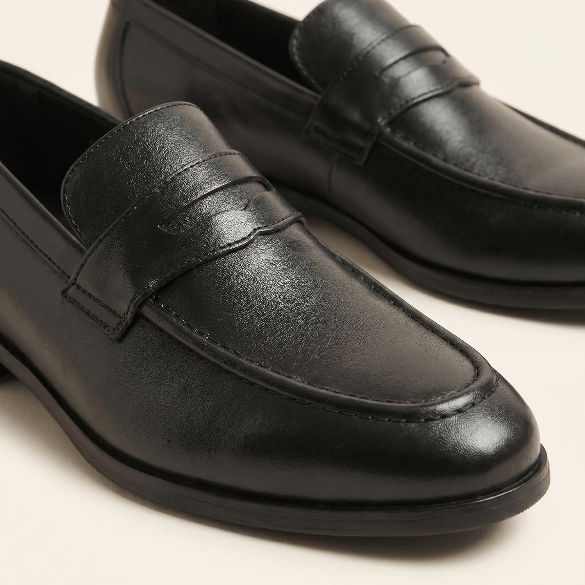 Men's Smooth Leather Dress Penny Loafer