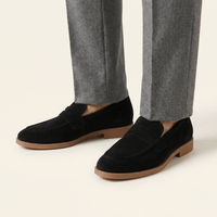 Men's Suede Dress Penny Loafer