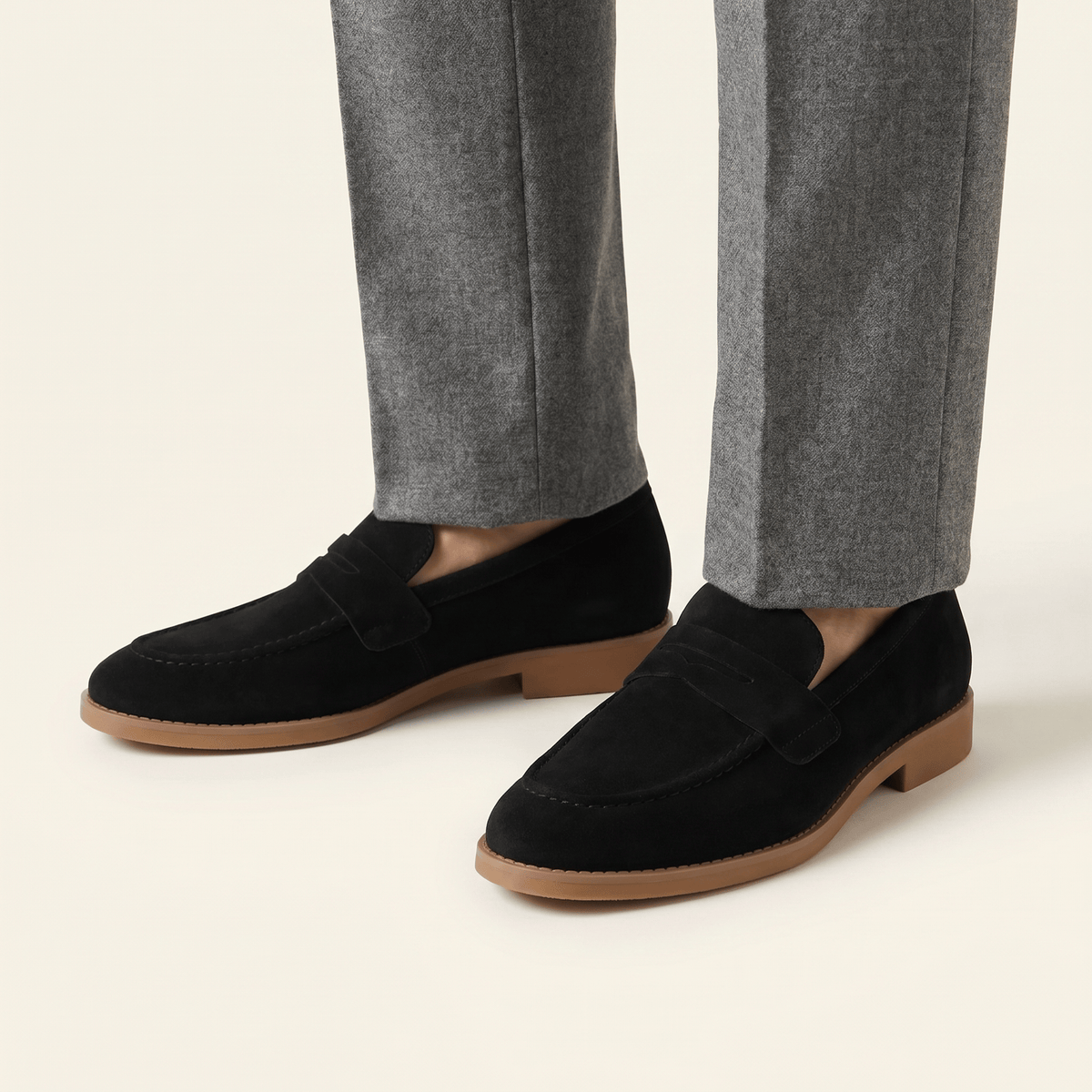 Men's Suede Dress Penny Loafer