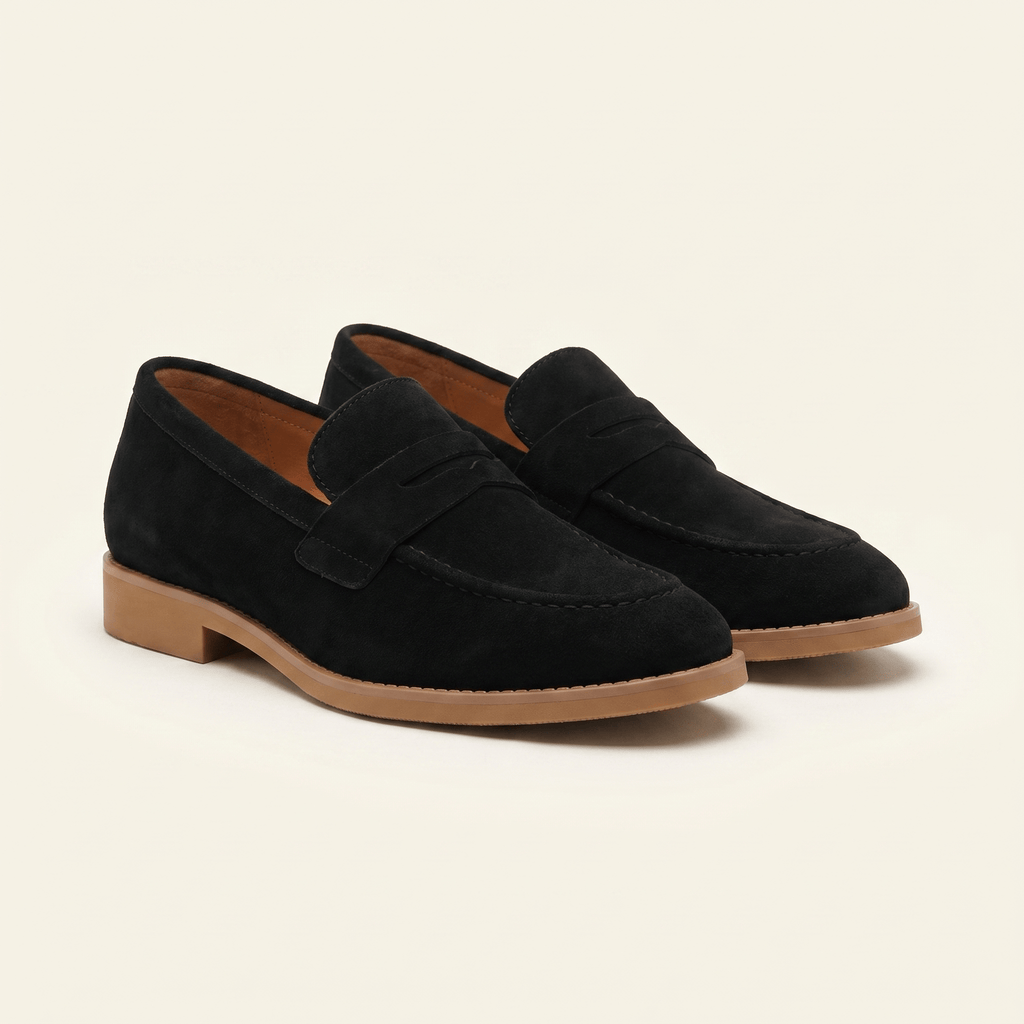 Men's Suede Dress Penny Loafer