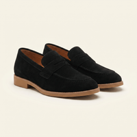 Men's Suede Dress Penny Loafer