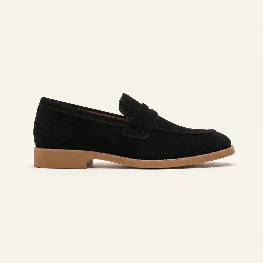 Men's Suede Dress Penny Loafer