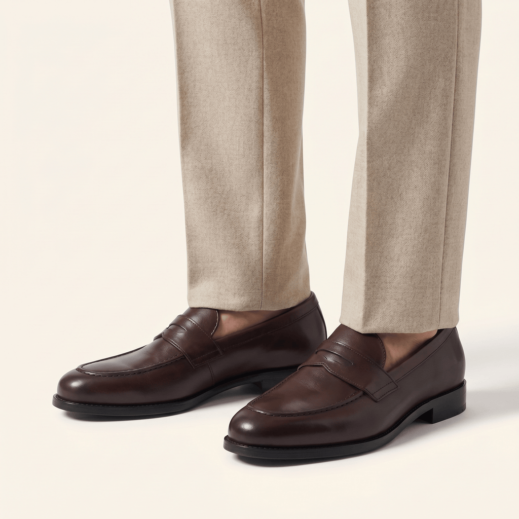 Men's Timeless Smooth Leather Penny Loafer