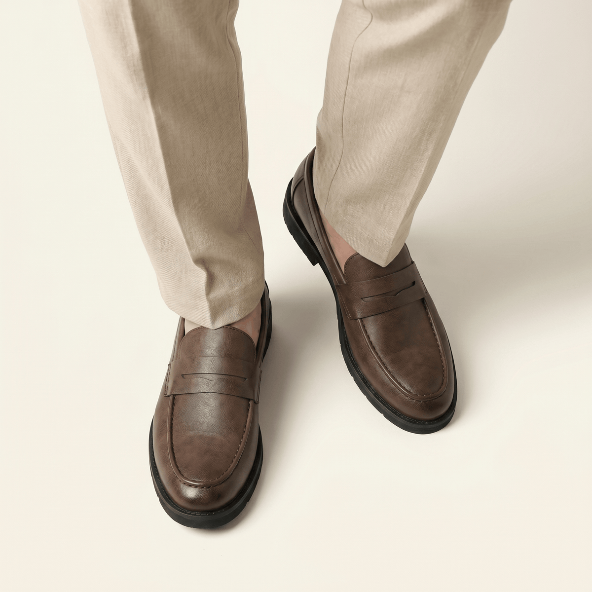 Men's Chunky Sole Penny Loafer