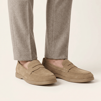 Men's Supple Suede Penny Loafer