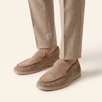 Minimalist Men's Suede Slip-On Loafer