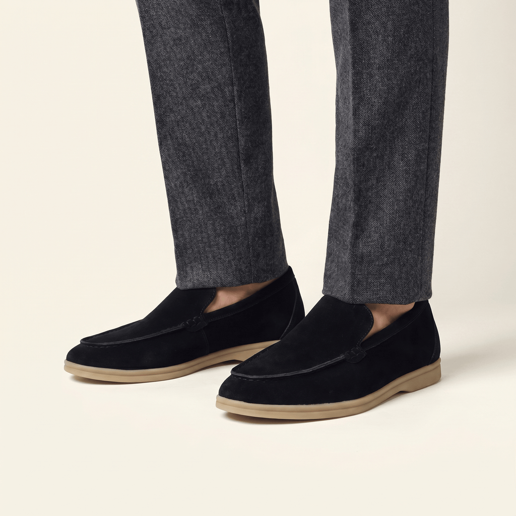 Minimalist Men's Suede Slip-On Loafer