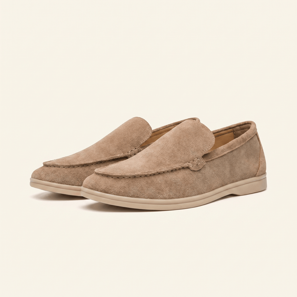 Minimalist Men's Suede Slip-On Loafer