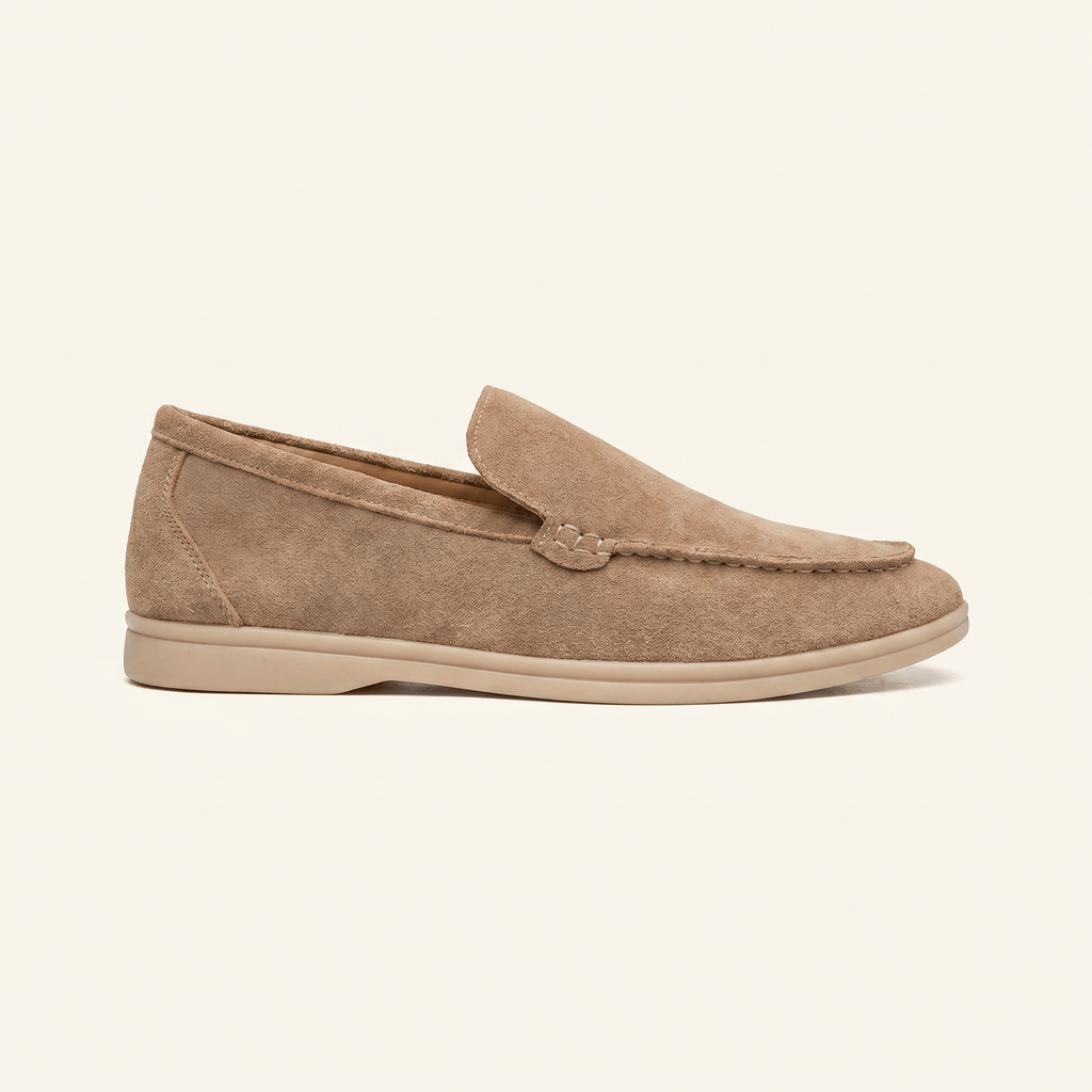 Minimalist Men's Suede Slip-On Loafer