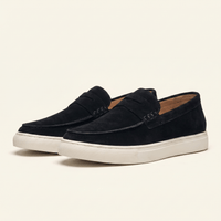 Men's Suede Penny Loafer Sneaker